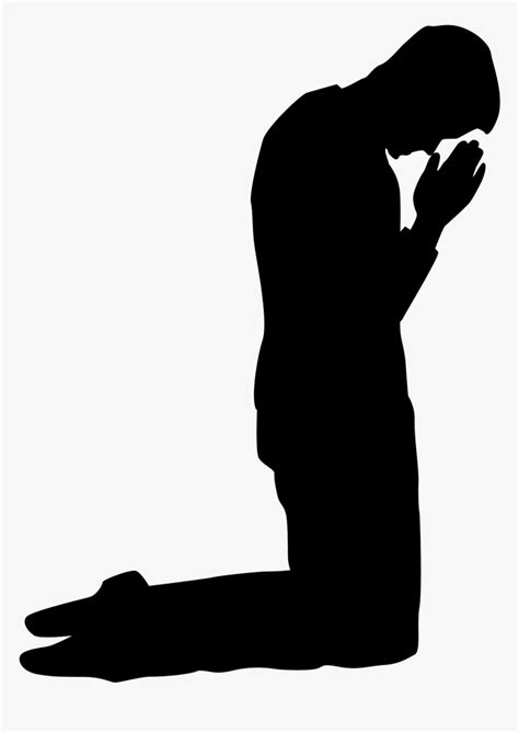 Image 25 Of Person Kneeling In Prayer Clipart Eed