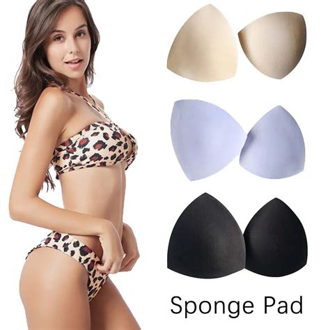 1 Pair Sexy Bikini Bra Pad Women Intimates Accessories Swimsuit Padding