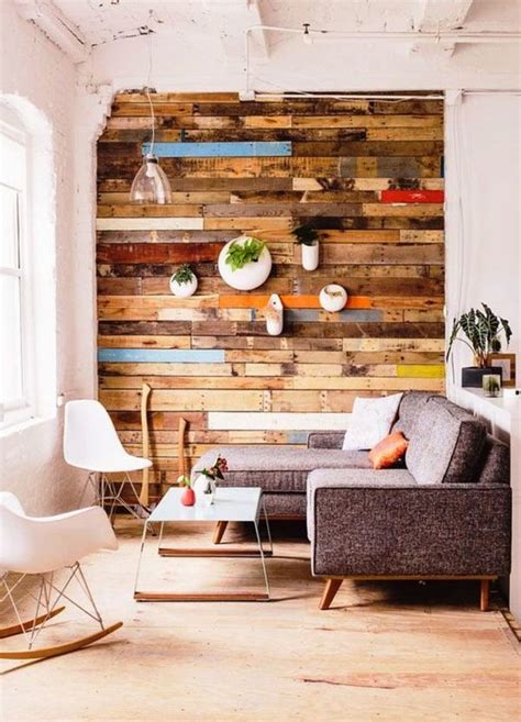 Warmth And Texture 10 Unique Living Room Wood Accent Walls Decoist