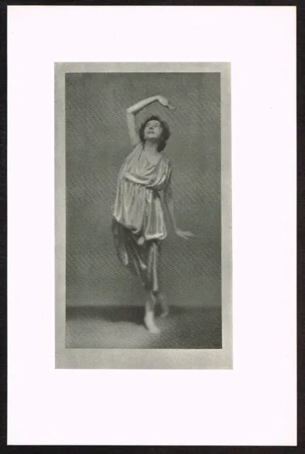 Antique Performer Dancer Jessie Cushing Genthe Pictorialist Dancing