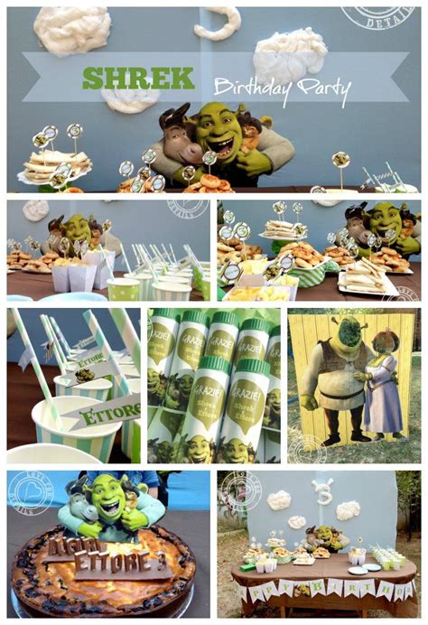 Ok shrek fans if you are planning a shrek birthday party theme you may need some fun ideas and inspiration to help you create a shrek birthday cake or even shrek cupcakes for your party. Shrek birthday party - festa di compleanno a tema shrek ...