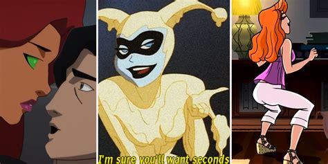The 15 Most Inappropriate Moments In Superhero Cartoons