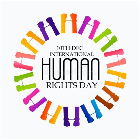 Giorno Di Diritti Umani Illustrazione Di Stock Illustrazione Di