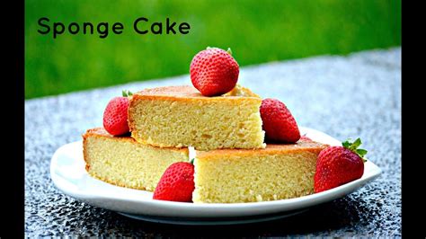 Basic Eggless Sponge Cake Eggless Vanilla Sponge Cake Quick And Easy
