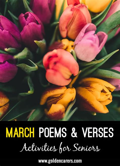 March Poems And Verses
