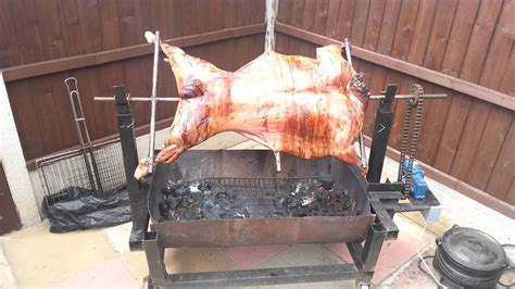 Home Made Spit Roast Youtube