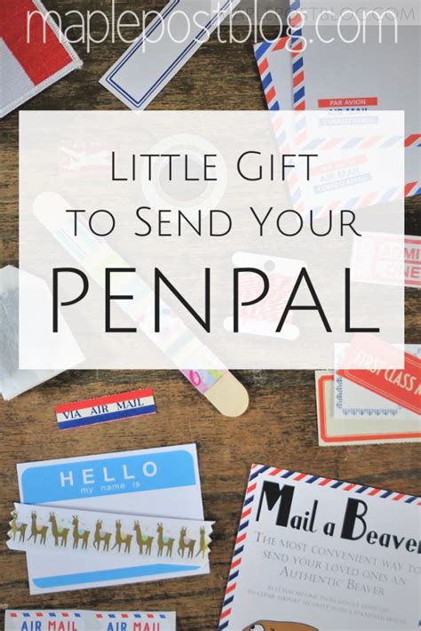 Little Ts You Can Send Your Penpal Maple Post Snail Mail Pen