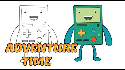 How To Draw Adventure Time Bmo Youtube