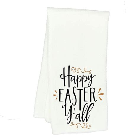 Happy Easter Yall Waffle Weave Kitchen Towels Drying Cloth