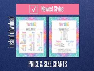 Llr Sizing And Price Charts Home Office Approved Fonts