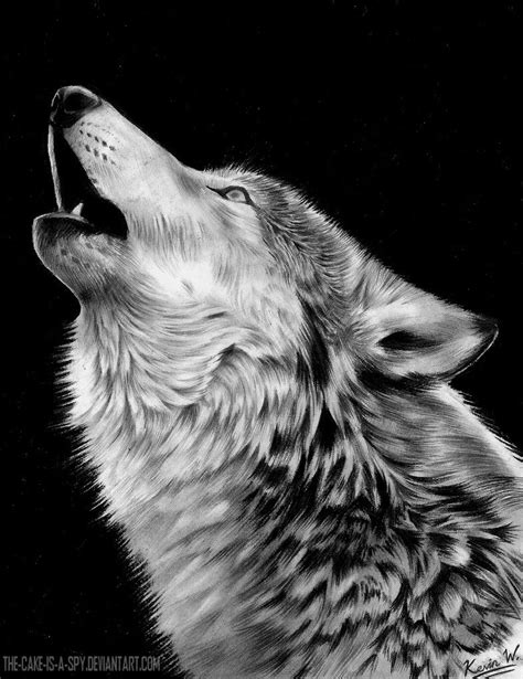 Cool Wolf Howling At Blood Moon Pictures Drawings Harrison Harstin