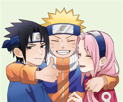 Naruto Naruto Uzumaki Sakura Haruno Sasuke Uchiha 4k Hd Wallpaper