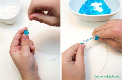 How To Make Easy Beaded Icicle Ornaments For Kids Projects With Kids