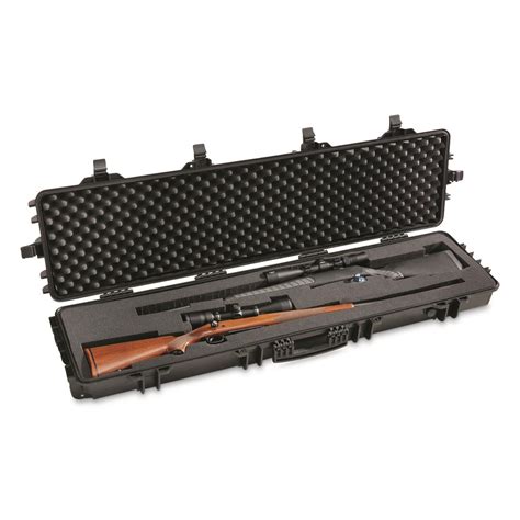 Hq Issue Large Double Carry Gun Case With Wheels 676390 Gun Cases At Sportsman S Guide