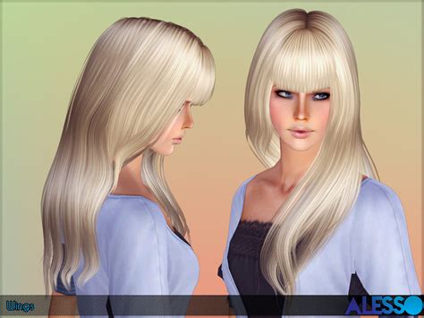 The Sims Resource Anto Wings Hair