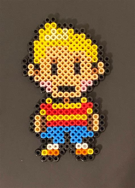 Lucas Earthbound Mother 3 Inspired Beaded Sprites Wall Hangings Kids
