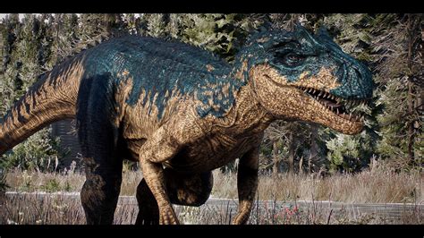 Battle At Big Rock Allosaurus New Cosmetic At Jurassic World Evolution 2 Nexus Mods And