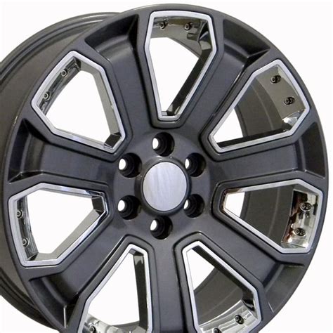 New Aluminum Wheel For 1999 2018 Chevrolet Silverado Cv93 22x9 Inch