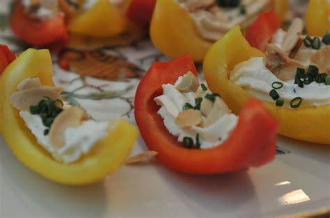 Super Simple Pepper Appetizer With Images Stuffed Peppers