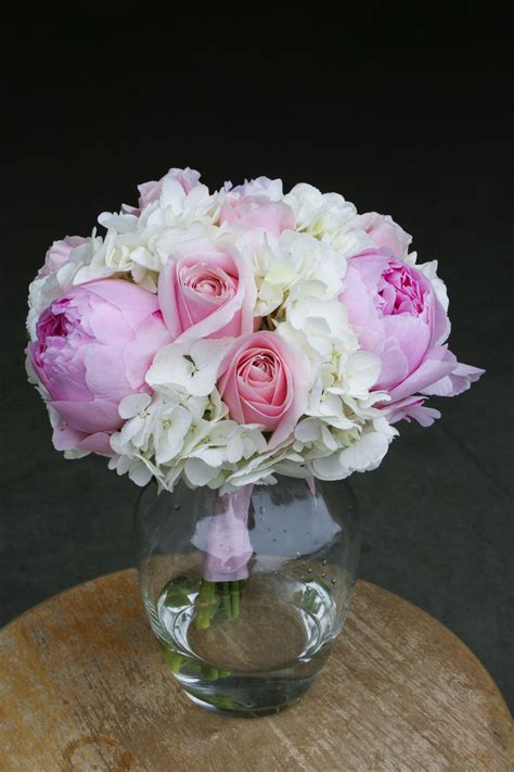 Pink Peonies Wedding Rose Centerpieces Wedding Peonies And Hydrangeas