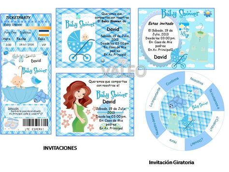 Kit Imprimible Baby Shower Juegos Invitaciones Nuevo Bs 29568 En