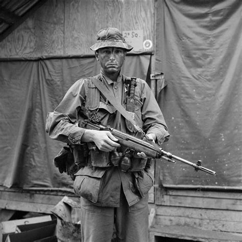 Vietnam War Us Marine Sergeant Photograph By Everett