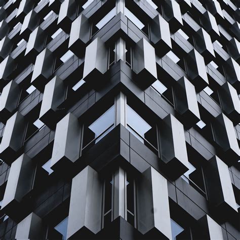 Download Wallpaper 2780x2780 Building Facade Architecture Modern