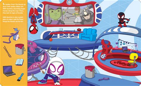 Buy Marvel Spider Man Spidey And His Amazing Friends First Look And Find Activity Book Pi