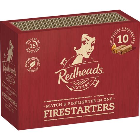Redheads Expert Firestarters 10 Pack Woolworths