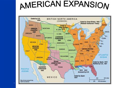 Us Territorial Expansion Map United States Map