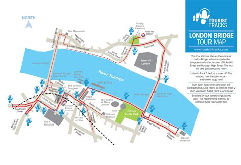 London Bridge Mappa Cartina Di Ponte Di Londra Inghilterra