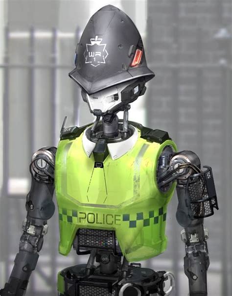 Robo Bobby Robotic British Copper Police Cop Robot Droid Security