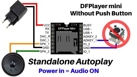 Dfplayer Mini Standalone Autoplay Power In Audio On Youtube
