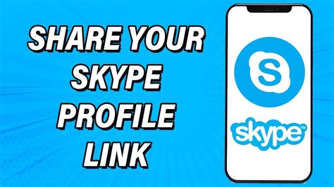 how to share your skype profile link 2022 skype id share guide skype app youtube