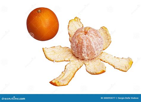 Peeled Orange Stock Image Image Of Nutrition Peel 300093077