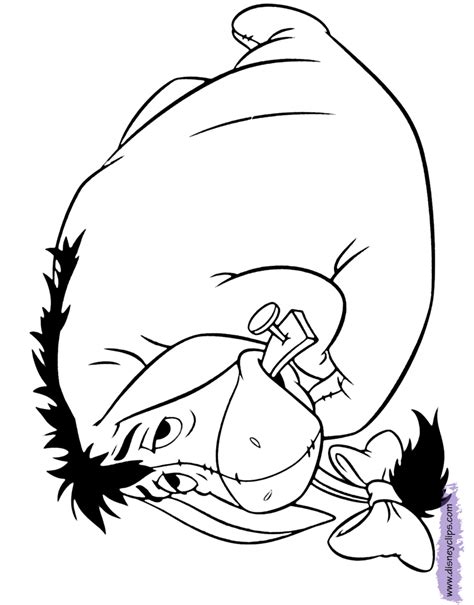 Disney Eeyore Coloring Pages Coloring Pages