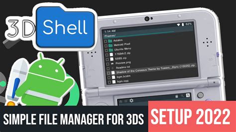 3dshell Multipurpose Android Ui File Manager For 3ds Installation 1115