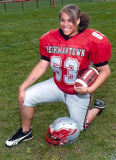 Female Football Player Sees Last Game Local News
