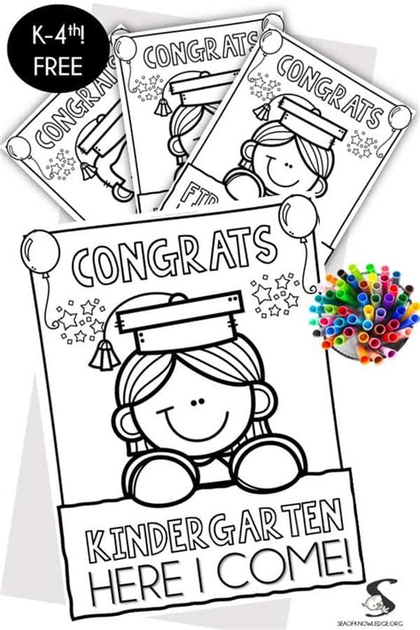 Coloring Pages For Kindergarten Graduation