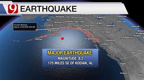Tsunami warning sign is seen on the south coast south coast of upolu island on september 12, 2015 in apia, samoa. Alaska Tsunami Warning Downgraded To Advisory - News9.com ...