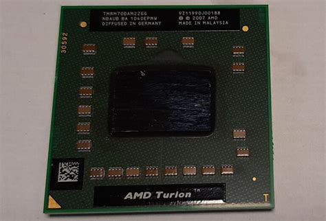 Processador Amd Turion 64 X2 Rm 70 Tmrm70dam22gg 20 Ghz Mobile Laptop