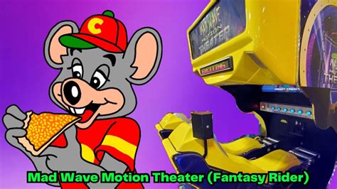 Chuck E Cheese Mad Wave Motion Theater Fantasy Rider Youtube