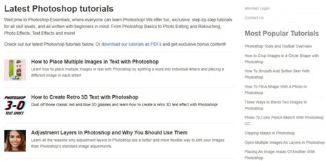 Free Photoshop Tutorials For Graphic Designers Designmodo