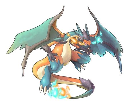 Commission Charizard X And Y Fusion By Ultimatemaverickx Pokemon