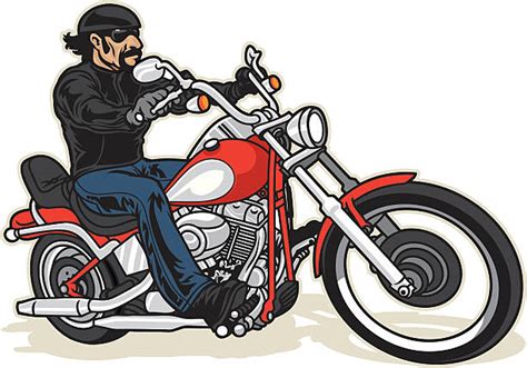 Best Riding Motorcycle Illustrations Royalty Free Vector Graphics