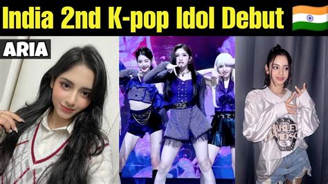 Indian 2nd K Pop Idol Aria Debut 🇮🇳 एक और Indian Girl 💜 Become K Pop Idol From India 🇮🇳 Bts