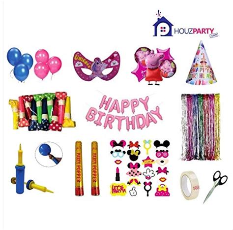 Houzparty Diy Boys Birthday Party Decoration Box 100 Theme Party
