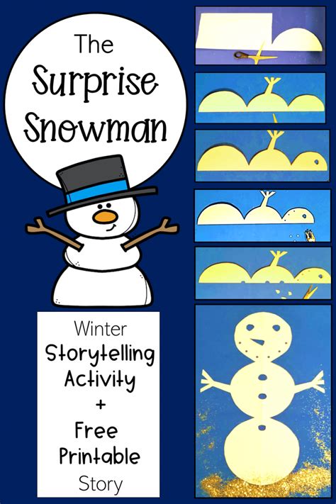 Fun Snowman Story And Winter Activity For Kids