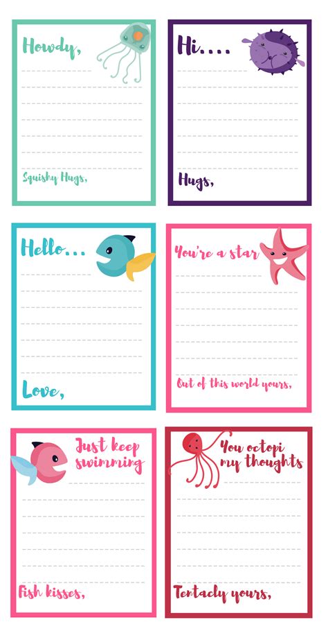 Maybe you would like to learn more about one of these? Free Under The Sea Note Card Printables inspired by Disney coming to Netflix • Really, Are You ...