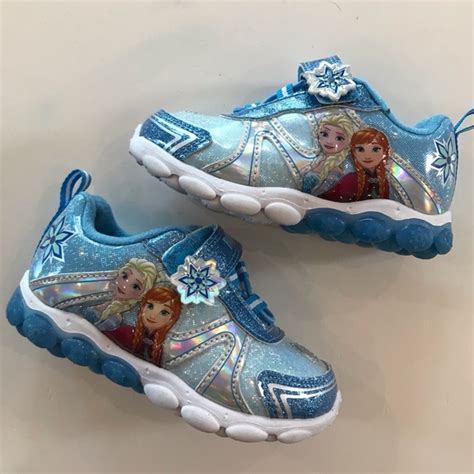 Disney Shoes Disney Frozen Girls Light Up Shoes Toddler Size 6